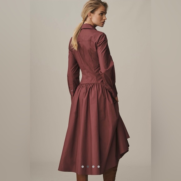 By Anthropologie Drop Waist midi shirt dress - Picture 6 of 14